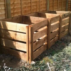 1150 Litre Blackdown Range Triple Slotted Wooden Composter