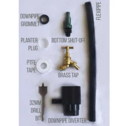 180L Garden Planter Water Butt Orange -Garden Hearth 180 y5 jpg