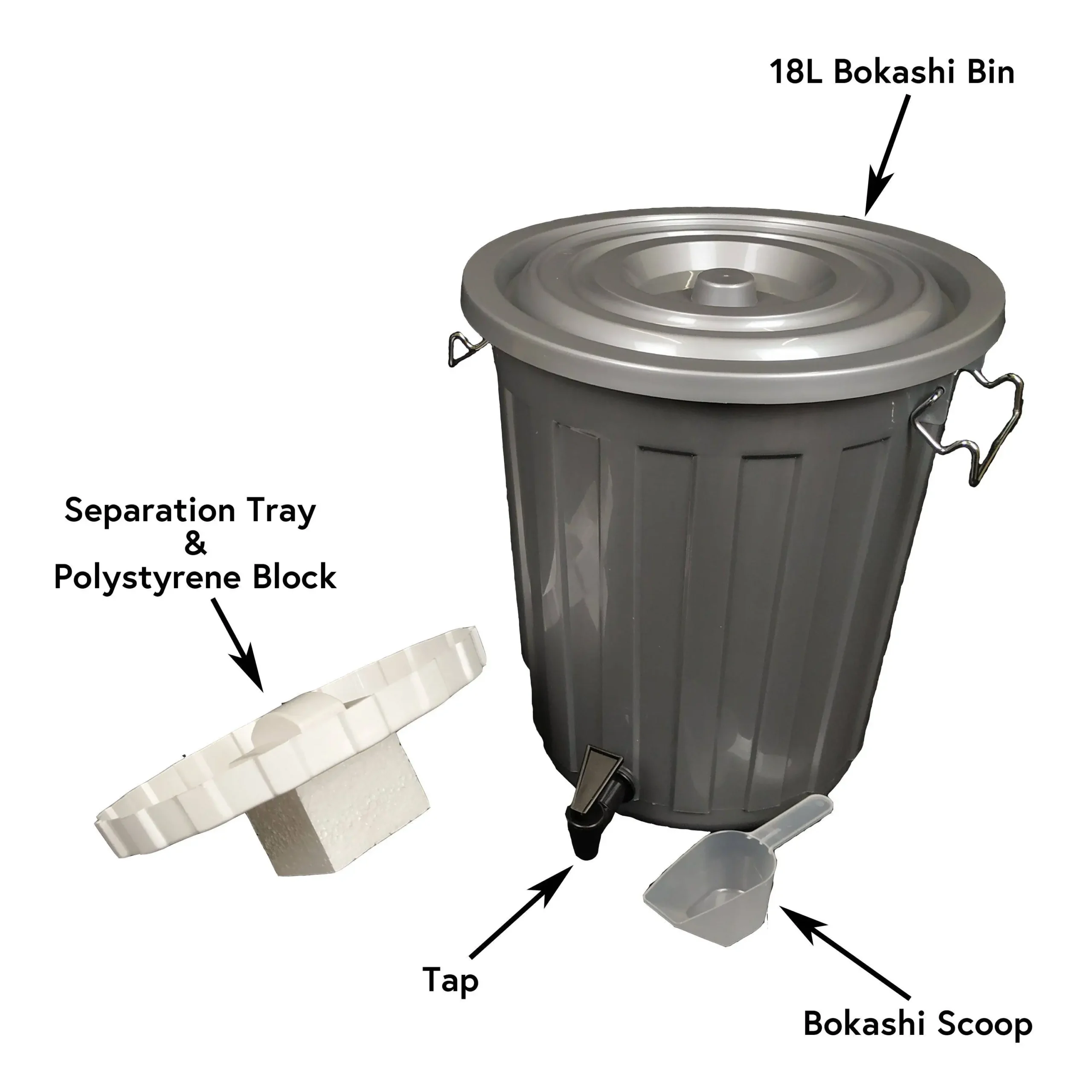 18L Single Bokashi Bin 2 18L Single Bokashi Bin - Image 2