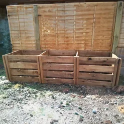 1900 Litre Blackdown Range Triple Slotted Wooden Composter