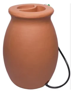 Algreen 190L Agua Clay Effect Water Butt With Planter -Garden Hearth 190l agua clay effect water butt with planter 4 3 jpg