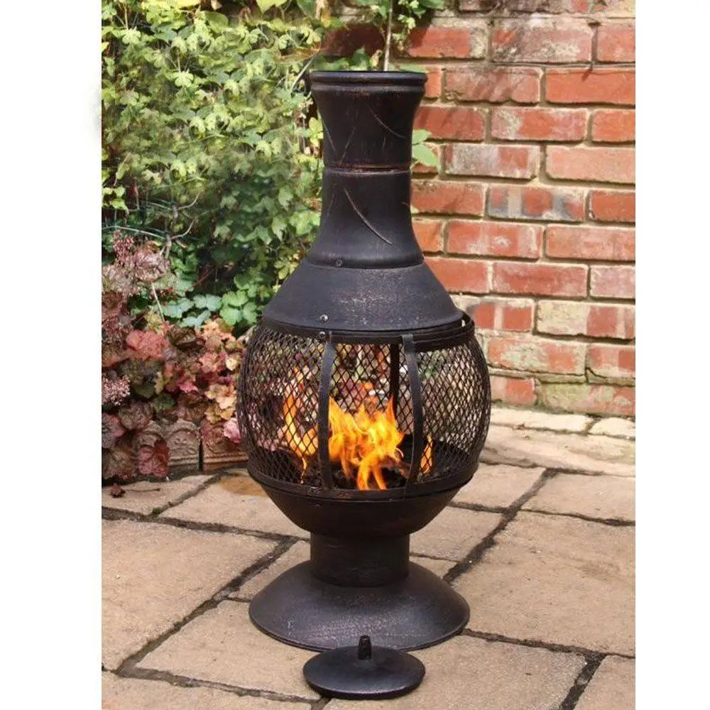 Opera Medium Cast Iron Chimenea 1 Opera Medium Cast Iron Chimenea