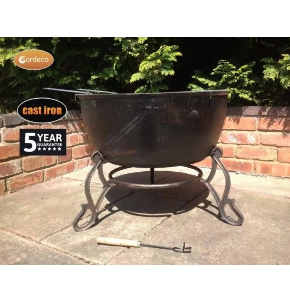 Meredir XL Cast Iron Fire Bowl 2 Meredir XL Cast Iron Fire Bowl - Image 2