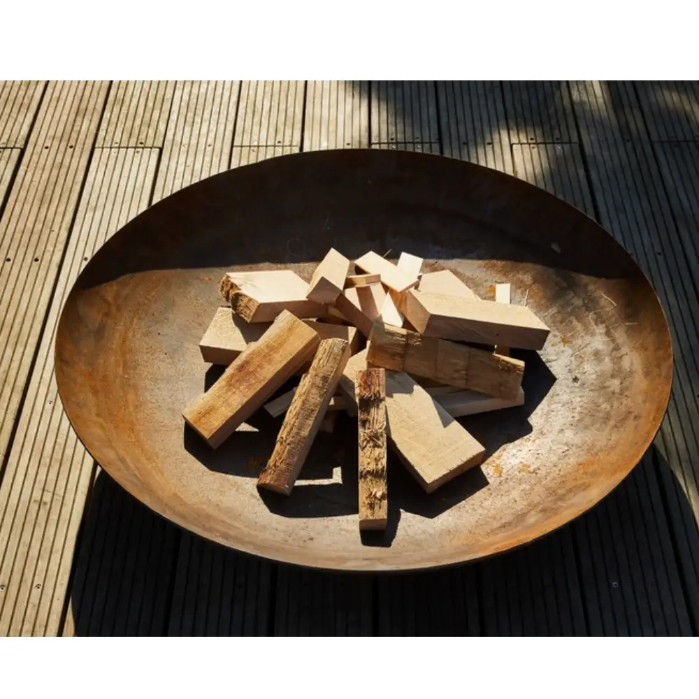 Curved Firebowl - Corten Steel 2 Curved Firebowl - Corten Steel - Image 2