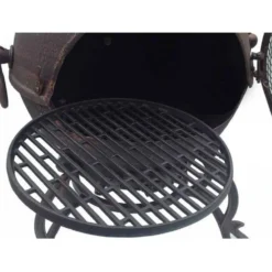 Toledo Large Cast Iron Chimenea In Bronze -Garden Hearth 2 6 1 jpg