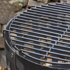 Aragon Cast Iron Fire Basket With Grill 7 Aragon Cast Iron Fire Basket With Grill -Garden Hearth 2 9 1 jpg