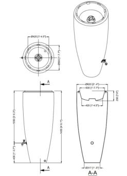 Graf 300L 2 IN 1 Water Tank In Zinc 5 Graf 300L 2 IN 1 Water Tank In Zinc -Garden Hearth 3 4517 8 and 9 300l 2 in 1 2 png