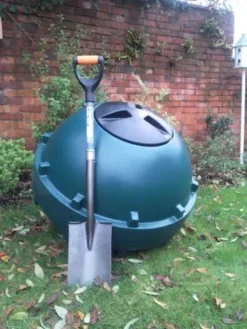 315L CompoSphere Rollable Tumbler Composter Green -Garden Hearth 315l composphere rollable tumbler composter 1 jpg