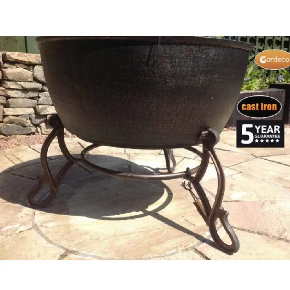 Meredir XL Cast Iron Fire Bowl 3 Meredir XL Cast Iron Fire Bowl - Image 3