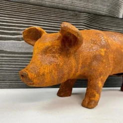 Cast Iron Mini Piglet -Garden Hearth 3 17 2 png