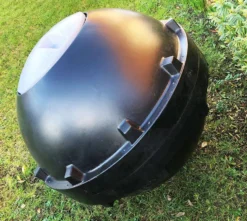 315L CompoSphere Rollable Tumbler Composter Black 6 315L CompoSphere Rollable Tumbler Composter Black -Garden Hearth 3 behind 1 jpg