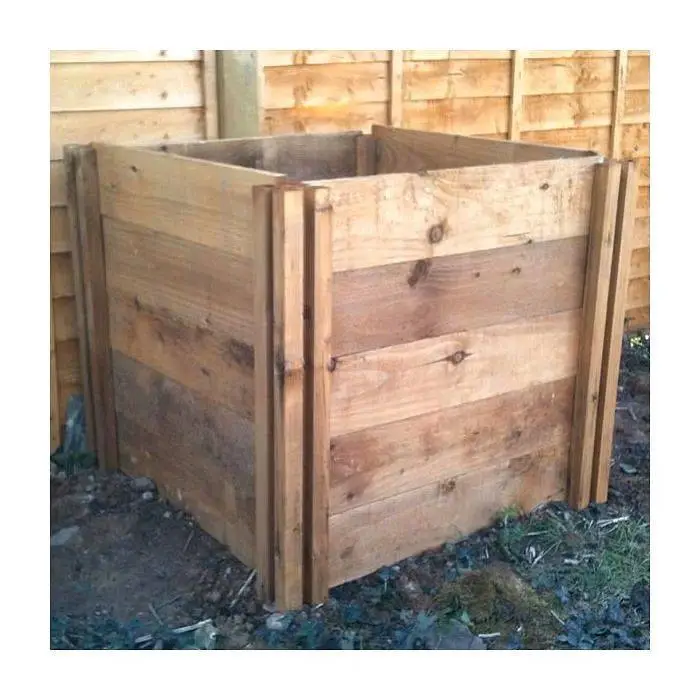 400 Litre Blackdown Range Single Standard Wooden Composter + Addons 1 400 Litre Blackdown Range Single Standard Wooden Composter + Addons