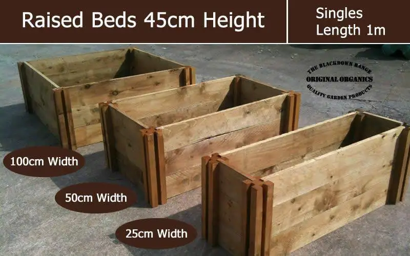45cm High Single Raised Beds - Blackdown Range - 25cm Wide 2 45cm High Single Raised Beds - Blackdown Range - 25cm Wide - Image 2