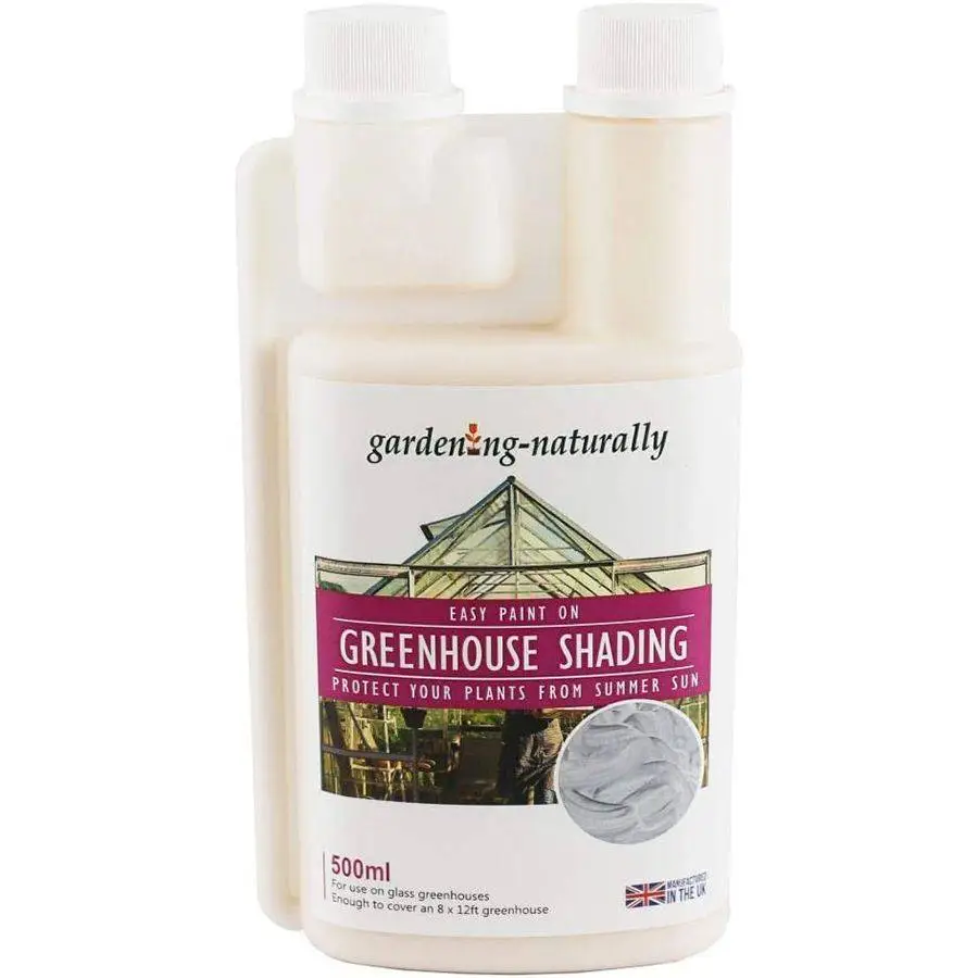 Gardening Naturally 500ml Greenhouse White Liquid Shading 1 Gardening Naturally 500ml Greenhouse White Liquid Shading