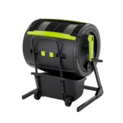 Maze 245 Litre Compost Tumbler + 55 Litre Composting Cart Set -Garden Hearth 5 1 png