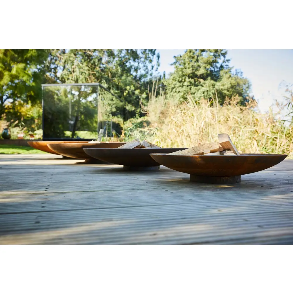 Curved Firebowl - Corten Steel 5 Curved Firebowl - Corten Steel - Image 5