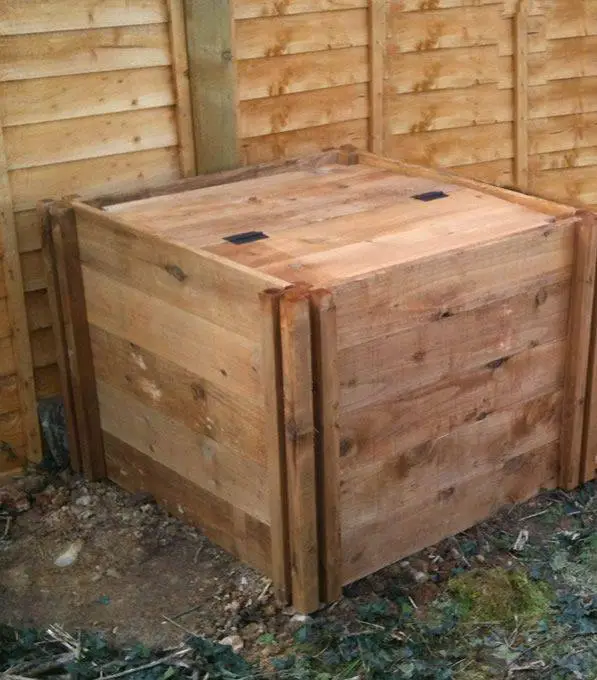 600 Blackdown Range Single Standard Wooden Composter With Lid 1 600 Blackdown Range Single Standard Wooden Composter With Lid