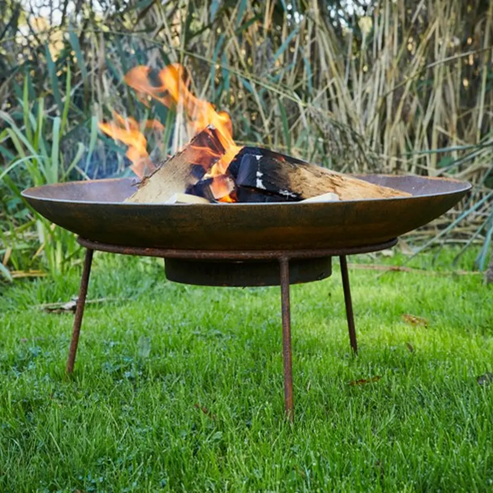 Curved Firebowl - Corten Steel 6 Curved Firebowl - Corten Steel - Image 6