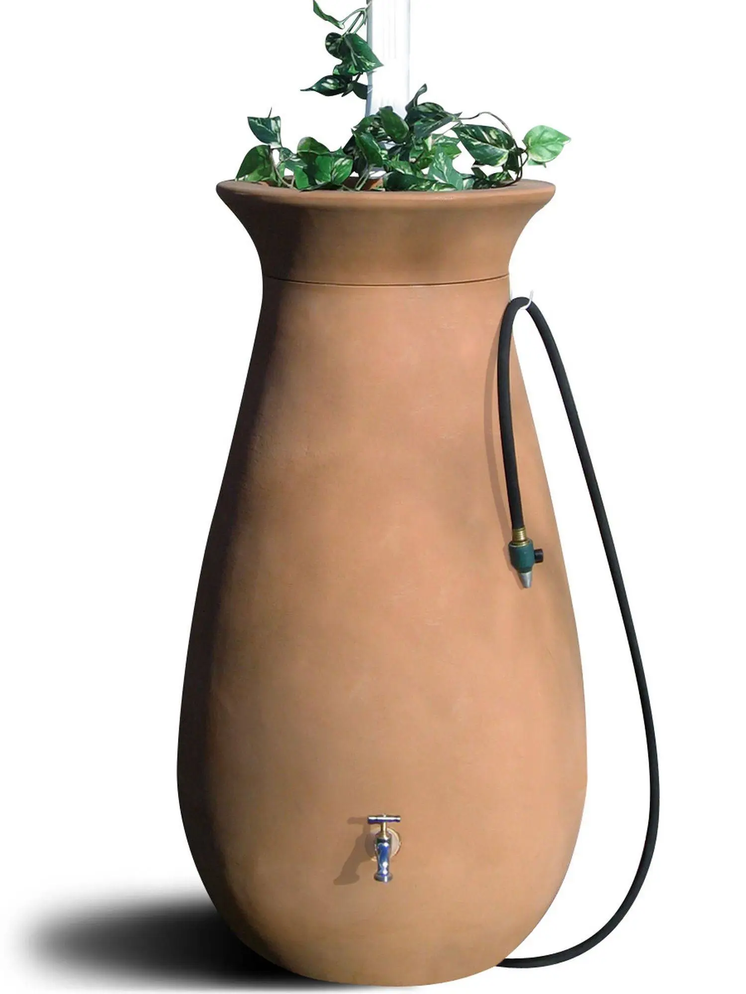 Algreen 245L Cascata Clay Effect Water Butt With Planter 4 Algreen 245L Cascata Clay Effect Water Butt With Planter - Image 4