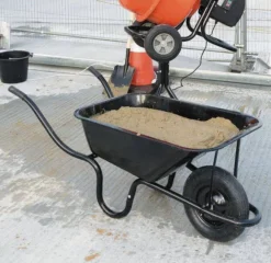 Draper 85L Metal Tray Contractors Wheelbarrow -Garden Hearth 82755 bwbiu3 jpg