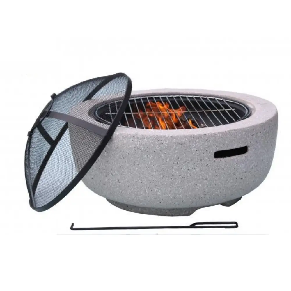 MGO Marbella Round Garden Fire Pit 2 MGO Marbella Round Garden Fire Pit - Image 2