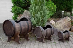 Roto Salsa Planter Barrel Effect - 30cm - Small -Garden Hearth 91e5a3mfbal. sl1500 jpg