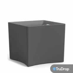 TruDrop Pinch 29" Self Watering Planter In Slate Grey
