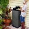 200 Litre GREY Aerobin Hot Composter With Leachate Hose Extension Kit