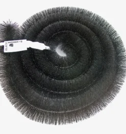 Black Hedgehog Gutter Brush (8m X 100mm) -Garden Hearth black gutterbrush 4 png