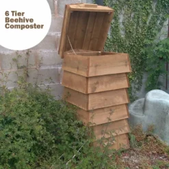 Blackdown Beehive Wooden Composter - 6 Tier - Pre Built -Garden Hearth blackdown beehive wooden composter 7 4 1 1 jpg
