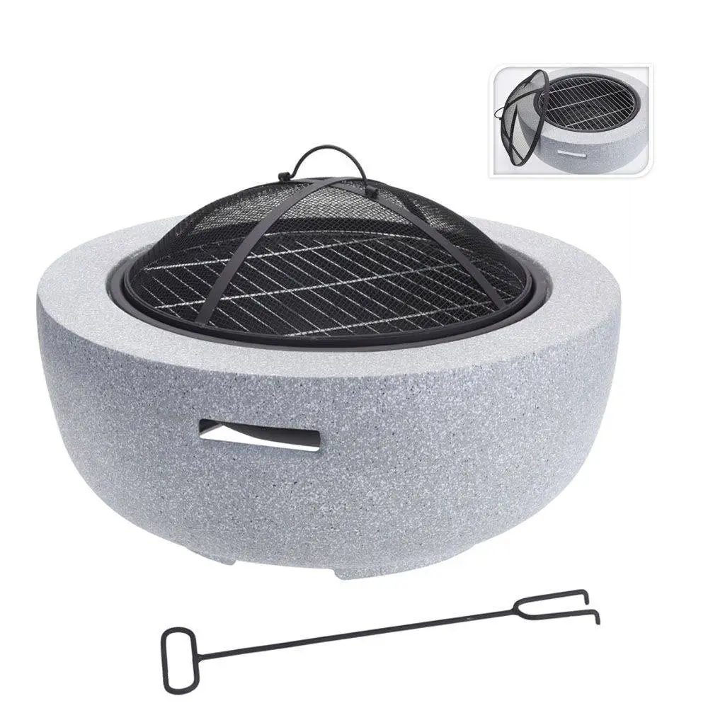 Fire Bowl With BBQ Rack - 60cm - Fire Pit 2 Fire Bowl With BBQ Rack - 60cm - Fire Pit - Image 2