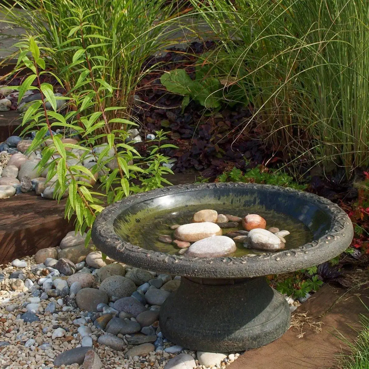 Coniston Stone Effect Bird Bath 1 Coniston Stone Effect Bird Bath