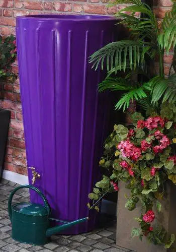 200 Litre Cosmo Water Butt Planter - Purple 3 200 Litre Cosmo Water Butt Planter - Purple - Image 3