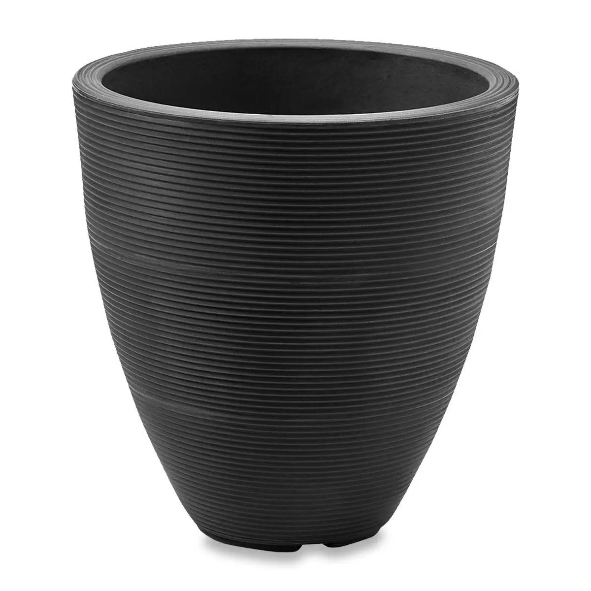 Delano 16 Tall Planter In Caviar Black 1 Delano 16 Tall Planter In Caviar Black