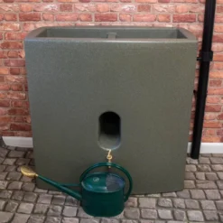 375 Litre Oasis Water Butt Planter - Green Marble 6 375 Litre Oasis Water Butt Planter - Green Marble -Garden Hearth edit 1225c jpg