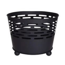 Metal Black Fire Basket - 45cm