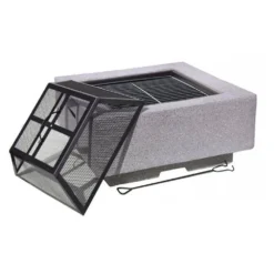 Cubo Dark Grey Fire Pit