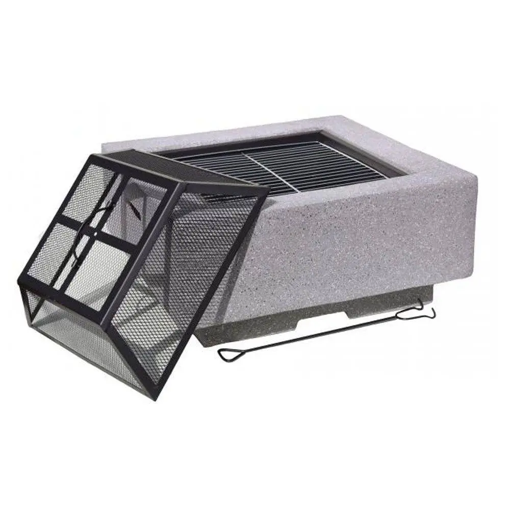 Cubo Dark Grey Fire Pit 1 Cubo Dark Grey Fire Pit