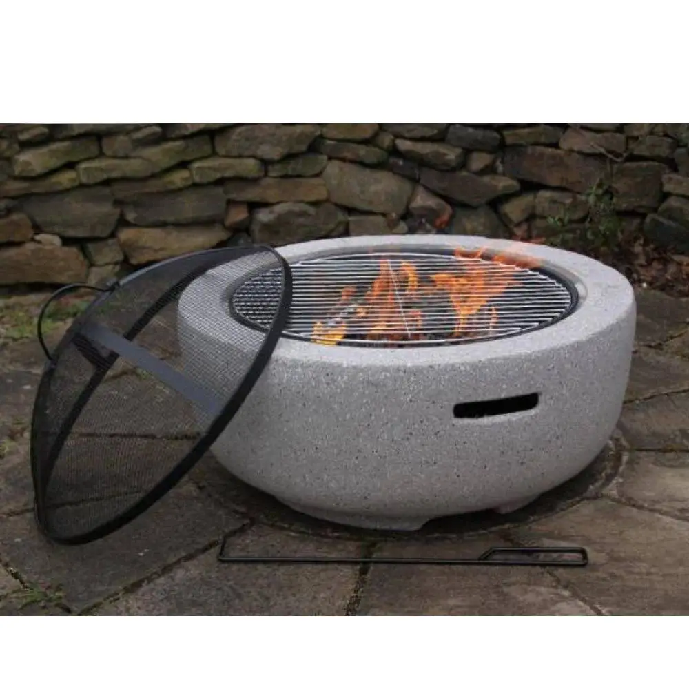 MGO Marbella Round Garden Fire Pit 1 MGO Marbella Round Garden Fire Pit