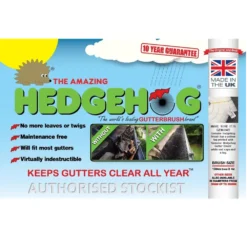 Hedgehog Gutter Brush (16m X 100mm) White -Garden Hearth graphic for all copy 2 2 png