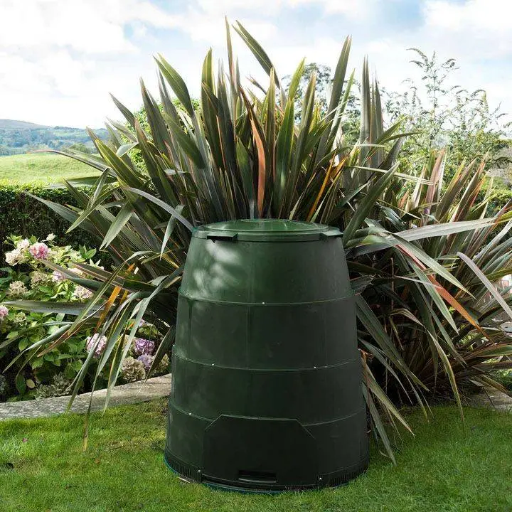 Recycled Plastic 330L Johanna Hot Composter - Green 2 Recycled Plastic 330L Johanna Hot Composter - Green - Image 2