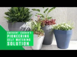 TruDrop Mod 20" X 20" X 16" Self Watering Planter In Brown Bark -Garden Hearth hqdefault 24 jpg