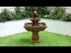 Kelkay Odyssey Water Feature - Brown Rustic Effect -Garden Hearth hqdefault 5 jpg