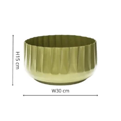 Hudson Corrugated Planters 16 Hudson Corrugated Planters -Garden Hearth ivl hgcbp30a 3 jpg