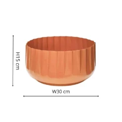 Hudson Corrugated Planters 15 Hudson Corrugated Planters -Garden Hearth ivl hocbp30a 3 jpg