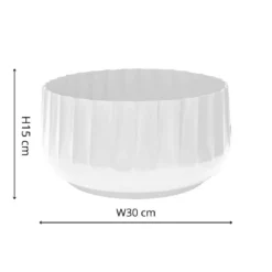 Hudson Corrugated Planters 18 Hudson Corrugated Planters -Garden Hearth ivl hwcbp30a 3 jpg