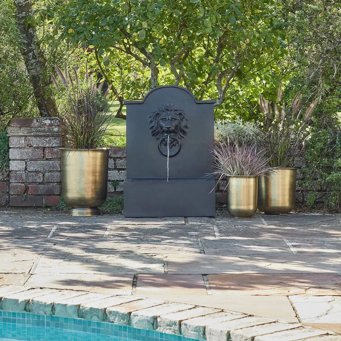 Outdoor Luxury Lion Water Feature 1 Outdoor Luxury Lion Water Feature