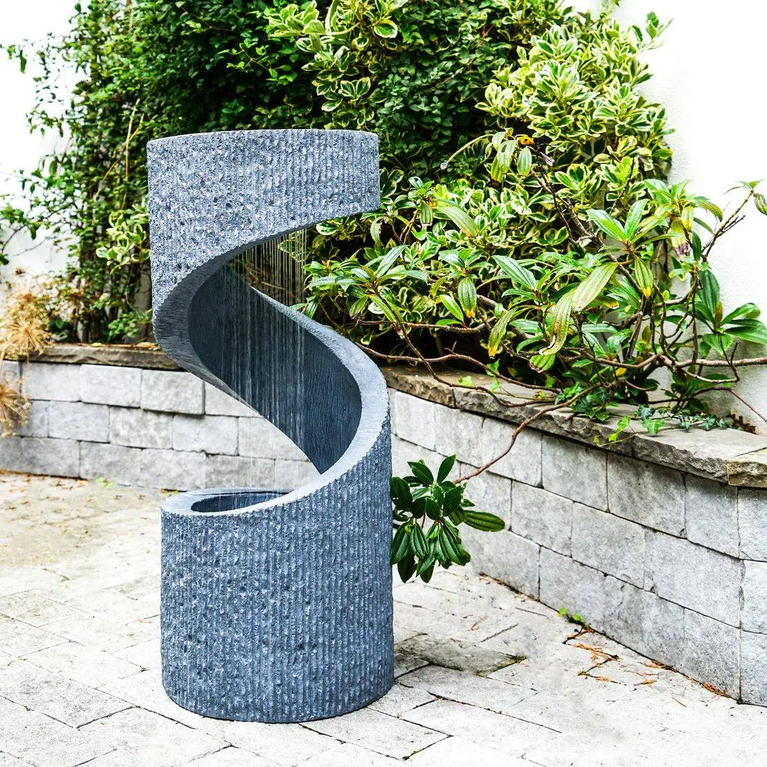 Outdoor Spiral Water Feature 1 Outdoor Spiral Water Feature