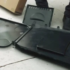 Tumbleweed 200l Flat Pack Compost Bin -Garden Hearth lid jpg