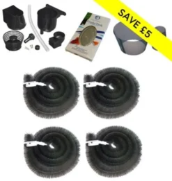 4 Brush Ultimate Blockage Protection Package